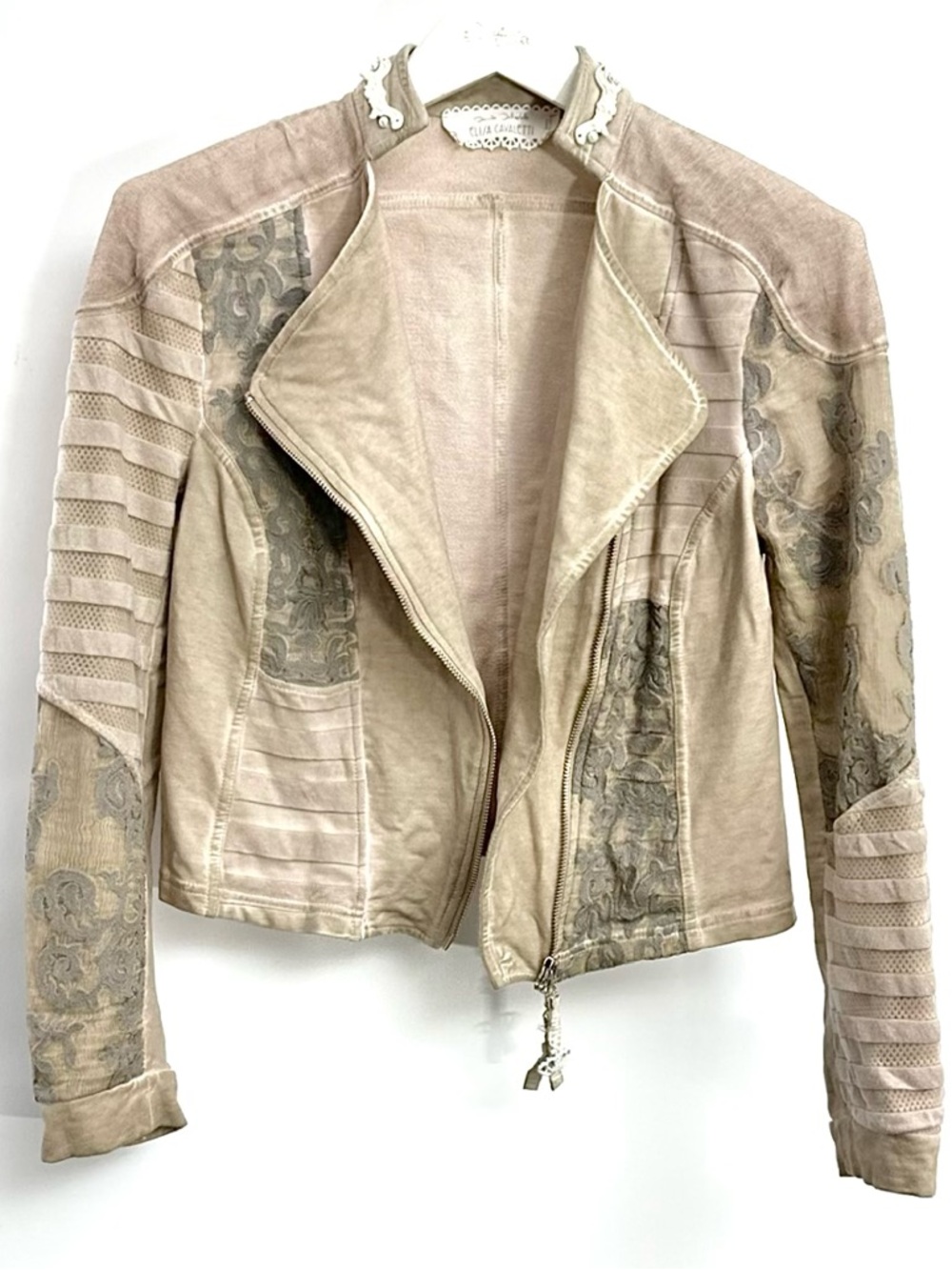 🔻Elisa Cavaletti Moto cotton jacket